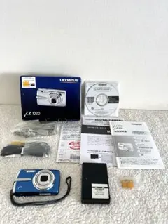 【動作確認済み】OLYMPUS μ 1020 ブルー　デジタルカメラのサムネイル