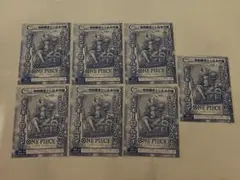 ワンピースカードゲーム ジャンプ プロモカード ルフィ P-043 7枚セット