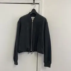 ZARA ボンバージャケット チャコールグレー XS
