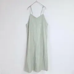 Feroux キャミソールワンピース ミントグリーン シンプル 無地 レディースのサムネイル
