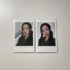 lesserafim ルセラフィム ユンジン トレカ チェキ 2枚セット