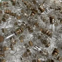 【コルク栓難あり】ガラス小瓶　50点セット