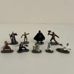 「スター・ウォーズ」マイクロマシーン　ミニフィギュア９体セット４種 スター・ウォーズ マイクロ・ギャラクシー シリーズ2／シリーズ3 商品