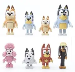 ブルーイ ミニフィギュア 8点セットのサムネイル