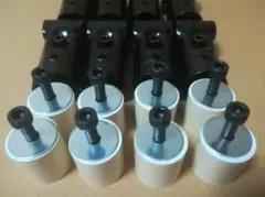 イレクターパイプ用アタッチメント+メタルジョイント　8セット