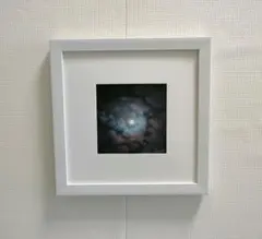 k*o様 絵画 アクリル画 原画 三日月 空 星 月 風景画 テクスチャー