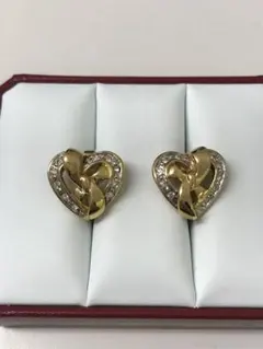 ヴィンテージ　NINA RICCIニナリッチ　ハート　イヤリング　T.900