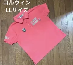 コルウィン♡大きいサイズ　ゴルフポロシャツ　ピンクのサムネイル