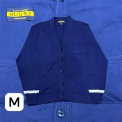 【437】RALPH LAUREN RUGBY カーディガン ネイビー Mサイズのサムネイル