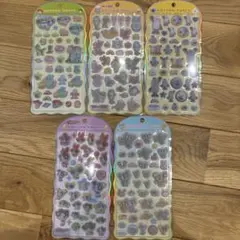 コットンパフィ　色々　５枚セット