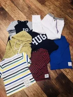 110cm サイズ キッズ 7点セット Lee デニム　保育園着