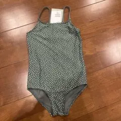 H&M ドット柄 ワンピース水着 S