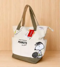 【未使用】PEANUTS スヌーピー＆ウッドストック キャンバストートバッグのサムネイル