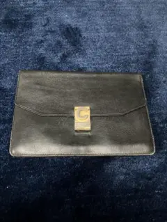 CELINE クラッチバッグ 黒 レザー　オールドセリーヌ　ユニセックス