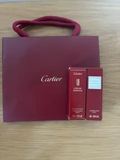 カルティエ　 香水　サンプル　2本セット レッドバッグ付き