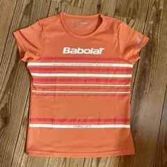 バボラ テニスウェア M Tシャツ レディース オレンジ 半袖 BabolaT