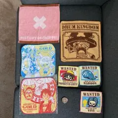 ワンピース　タオルハンカチ・缶バッジ　セット