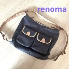 レノマパリス★サテンジャガード3wayバッグ（美品）のサムネイル