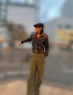 ダブルライダースレザージャケット 牛革