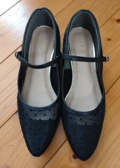 a.v.v ドットシースルーパンプス　サイズ　L　(しまむらコラボ)