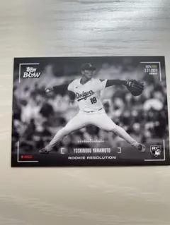 Topps Black & White Baseball 山本由伸　インサート
