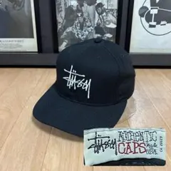 stussy 90s シャネルロゴ　ssリンク　キャップ　白タグ
