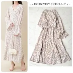 EVERY.VERY NICE CLAUP 花柄 レディカシュクールワンピース