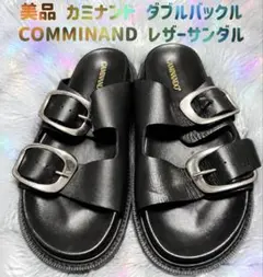 ごん　CALEE DANNER レザーサンダル　黒　26 27 28未使用 ごん様専用 CALEE DANNER レザーサンダル 黒 26 27 28未使用 - メルカリ