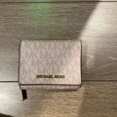MICHAEL KORS ピンク 三つ折り財布
