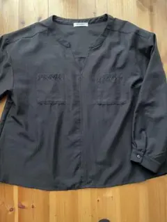 w closet 黒　ブラウス　シャツ
