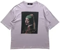 カンビオ アート ジョーカー 真珠の耳飾りの少女 プリント ビッグTシャツ XL