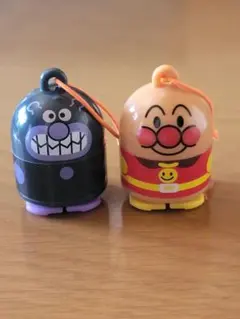 すかいらーく おまけ アンパンマン ばいきんまん ストラップ ネームタグ