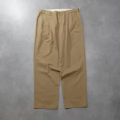 L.L.Beanエルエルビーン古着ツータックチノパンツベージュK283のサムネイル
