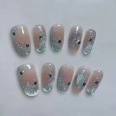 グラデーションネイルチップ 10個セット