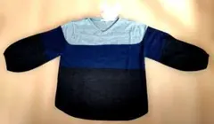 【未着用】ニットレディース Vネック Lサイズ ライトグレー