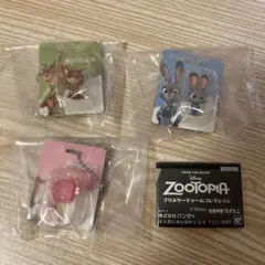 ズートピア ブリスターチャームコレクション　ジュディ　ニック　アイスキャンディ