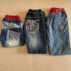 tk sapkid  デニム　パンツ　130 センチ