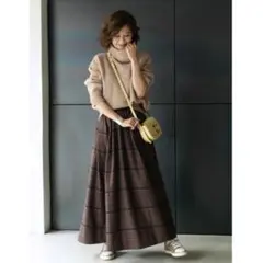 OBLI♡チェック柄スカート