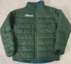 ATHLETA 中綿ジャケット M グリーン、ブルーリバーシブル