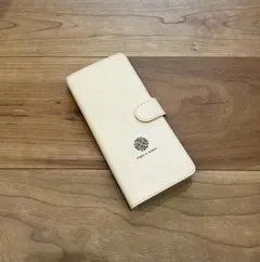 【Xperia 1 手帳型】高級本革スマホケース ナチュラル