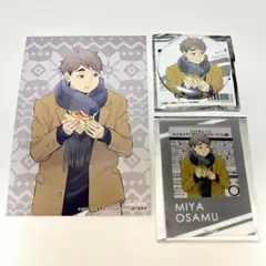 ハイキュー はふはふ POP UP 宮治 缶バッジ アクリルカード ポストカード