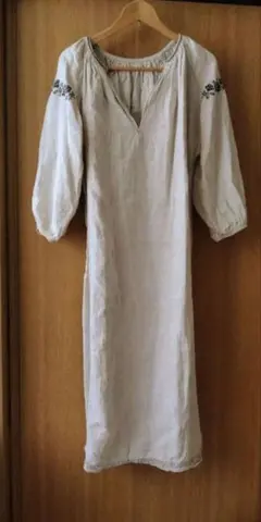 2日間限定出品◎ vintage ウクライナ刺繍　ワンピース