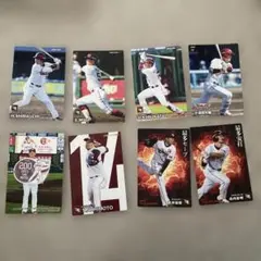 プロ野球チップスカード　カルビー　カード　楽天　イーグルス　松井　小深田　則本
