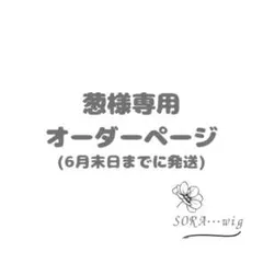 葱様専用オーダーページ