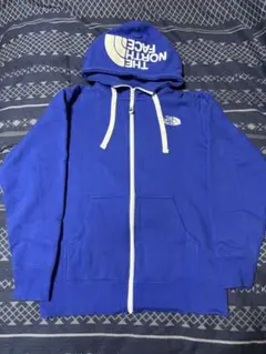 ノースフェイス　リアビューフルジップフーディ　メンズ　M サイズ　ブルー