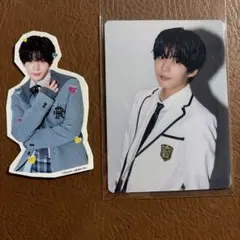 なにわ男子　長尾謙杜　HARD WORK特典　トレカ　フレークシール