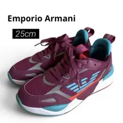 美品　エンポリオアルマーニ　スニーカー　厚底　パープル　25㎝のサムネイル