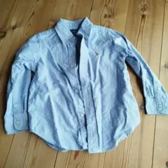 大幅値下げ美品☆ラルフローレン シャツ　水色　フォーマル　100