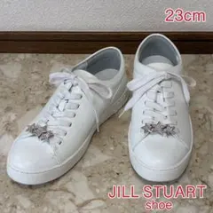 【JILLSTUART☆スニーカー☆ホワイト】星 ラインストーン 23cmのサムネイル