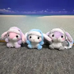 ぽてうさろっぴーゆるぐるみシャークVMC しろっぴー すとろべりー すみれちゃん